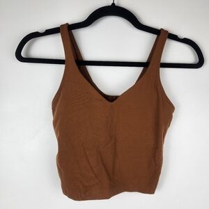 Lululemon Align Crop Top Tank Top Brown Size 2